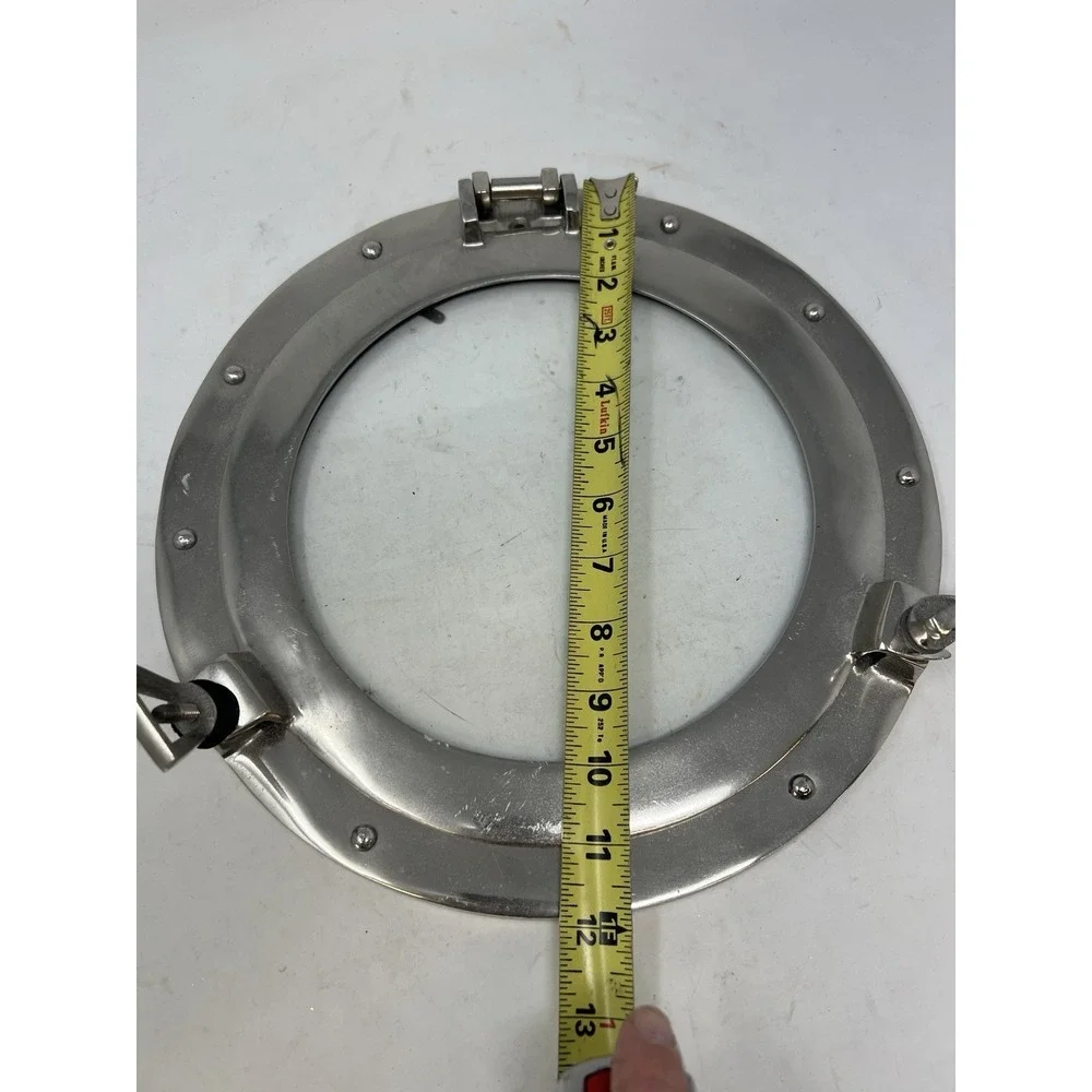 Nautical Antique Brass Porthole 12 inch Ship Boat‎ Window & Wall Porthole Decor